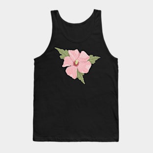 Pink Hibiscus Tank Top